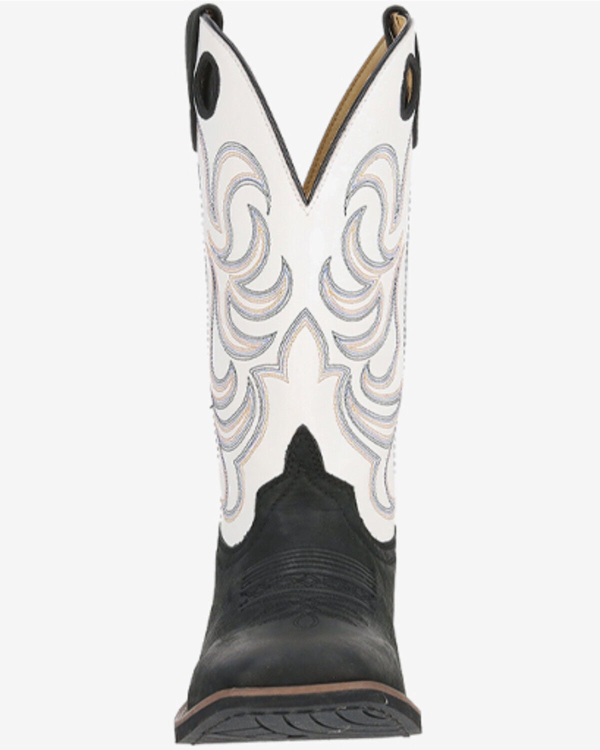 Image #3 - Smoky Mountain Men's Cedar Performance Western Boots - Broad Square Toe, Black, hi-res