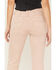 Image #4 - Cleo + Wolf Women's Distressed High Rise Straight Jeans, Peach, hi-res