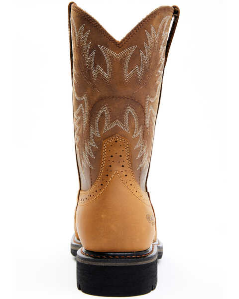 Image #5 - Ariat Men's Sierra Saddle Work Boots - Steel Toe, Aged Bark, hi-res