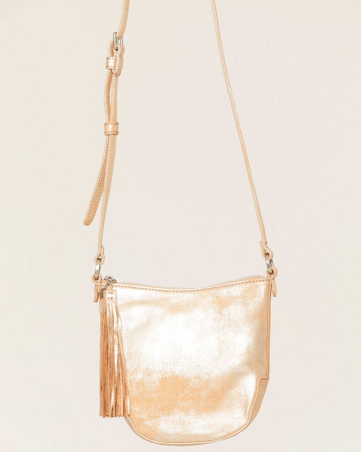 Image #1 - Hobo Women's Lexi Metallic Crossbody Bag, Tan, hi-res