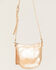 Image #1 - Hobo Women's Lexi Metallic Crossbody Bag, Tan, hi-res