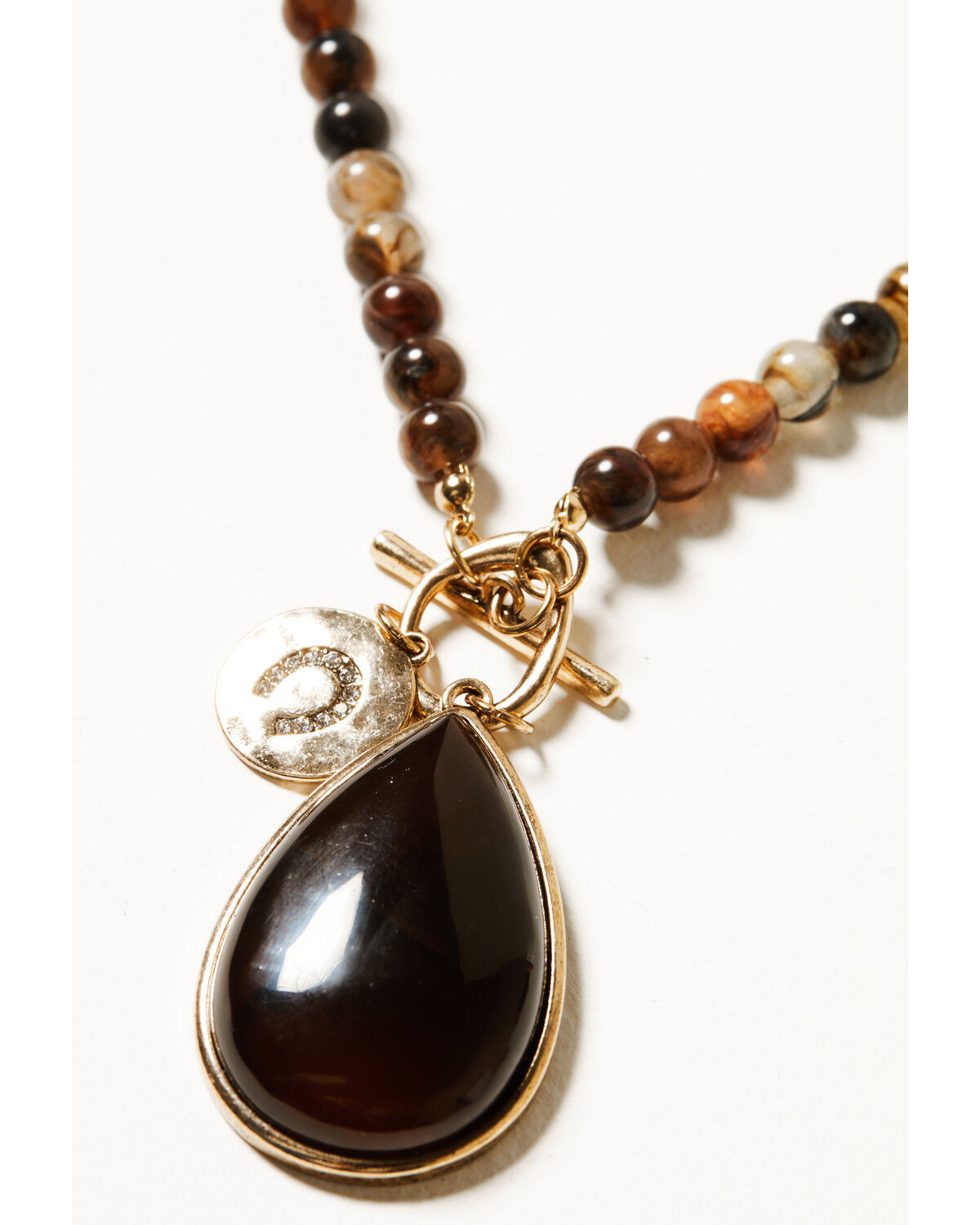 Image #2 - Shyanne Women's Summer Moon Antique Long Pendant Necklace, Brown, hi-res