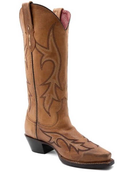 Ferrini Women's Scarlett Western Boots - Snip Toe , Caramel, hi-res