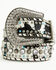 Image #1 - Shyanne Women's Noemi Hairon Embellished Leather Belt, Black, hi-res