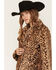 Image #2 - Becca Women's Leopard Print Faux Fur Moto Jacket, Leopard, hi-res