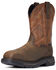 Ariat Men's Waterproof Big Rig Western Work Boots - Composite Toe, Brown, hi-res
