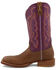 Image #3 - Twisted X Women's 11" Tech X Western Boots - Broad Square Toe, Purple, hi-res