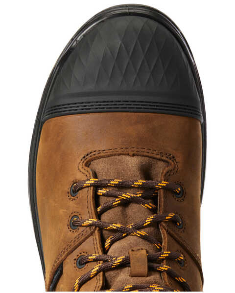 Image #4 - Ariat Men's Outlaw Work Boots - Carbon Toe, Dark Brown, hi-res