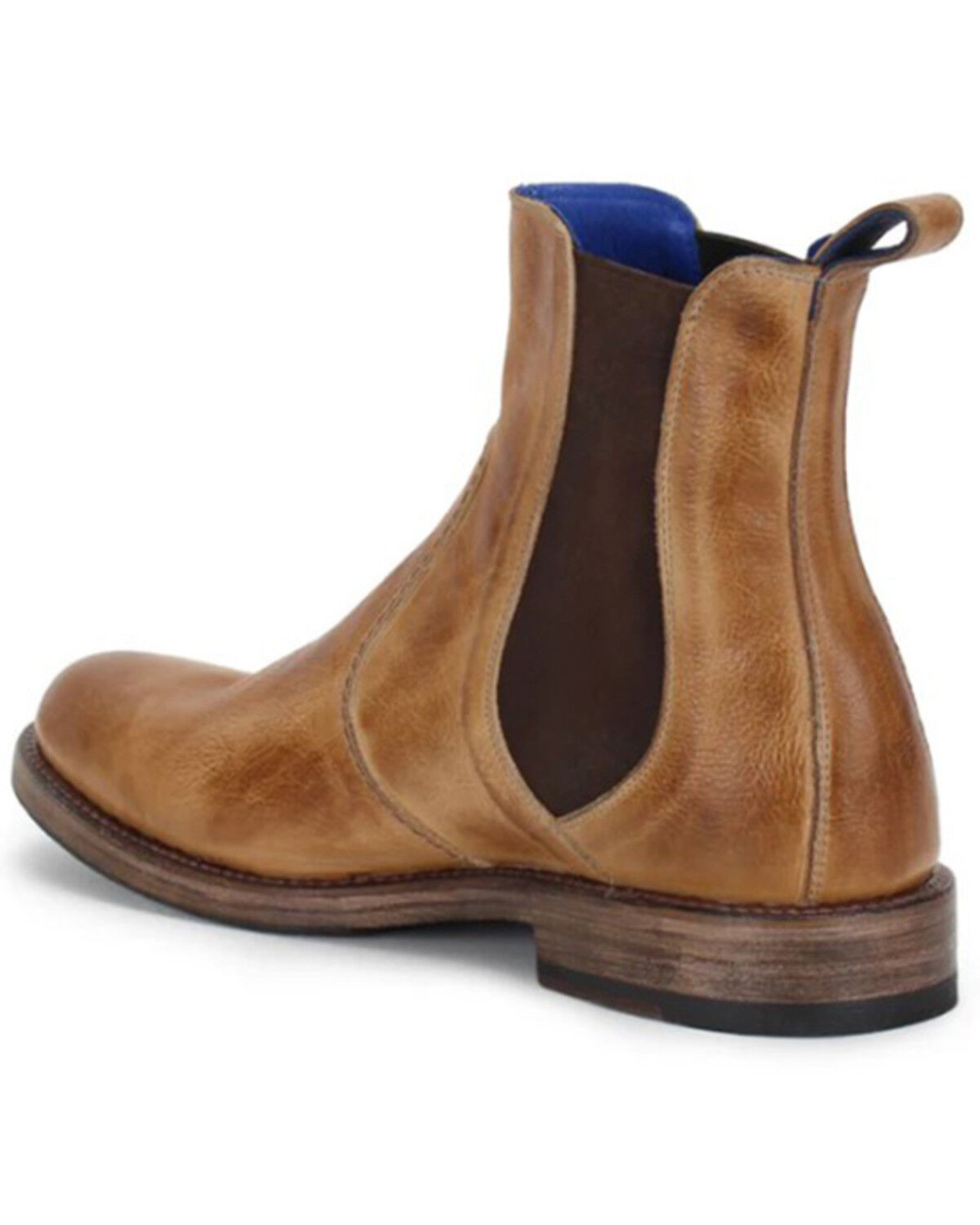 Image #3 - Bed Stu Men's Nando Chelsea Boots - Round Toe, Tan, hi-res
