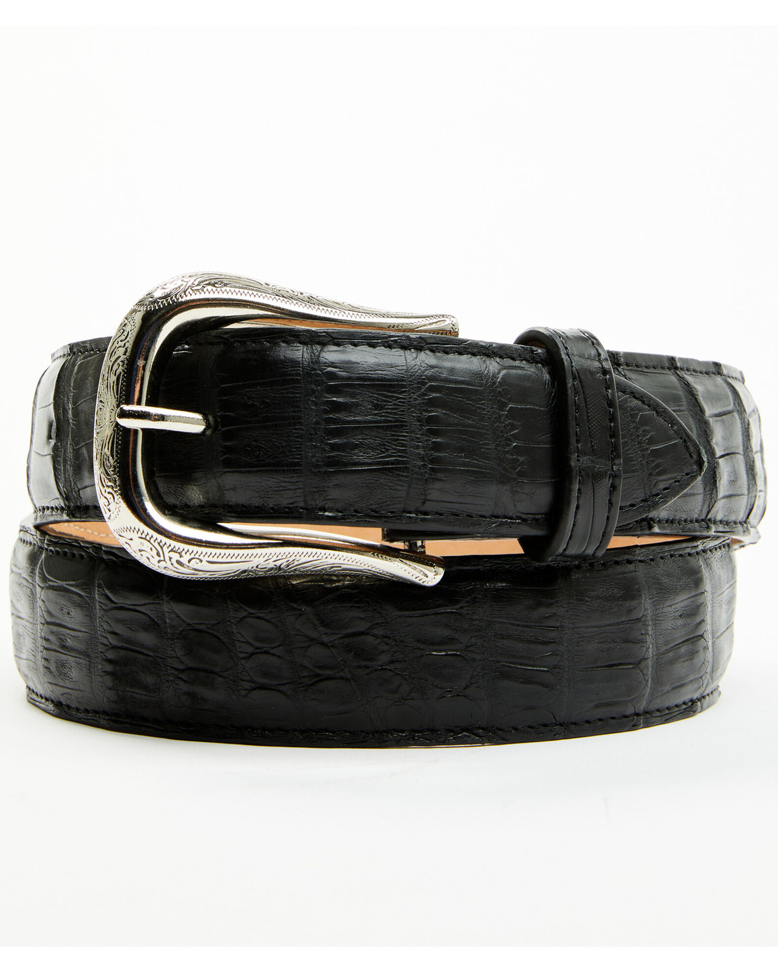 Product Name: Cody James Black 1978® Men's Sutton Exotic Caiman Tail  Leather Belt