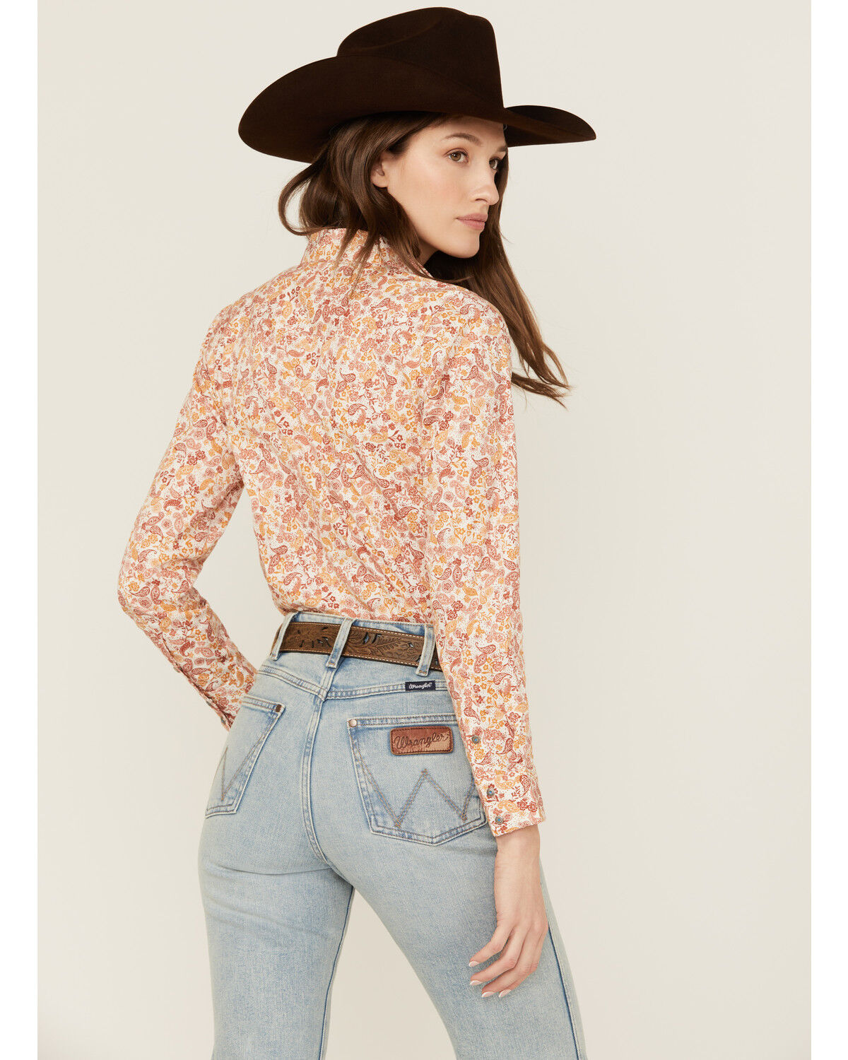 Image #3 - Wrangler Retro Women's Florence Light Wash High Rise Bailey Stretch Trouser Jeans, Light Wash, hi-res