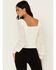 Image #4 - Idyllwind Women's Dallas Smocked Lace Puff Sleeve Top, Ivory, hi-res