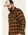 Image #2 - Dakota Grizzly Men's Briggs Button Down Plaid Print Western Flannel Shirt, Gold, hi-res