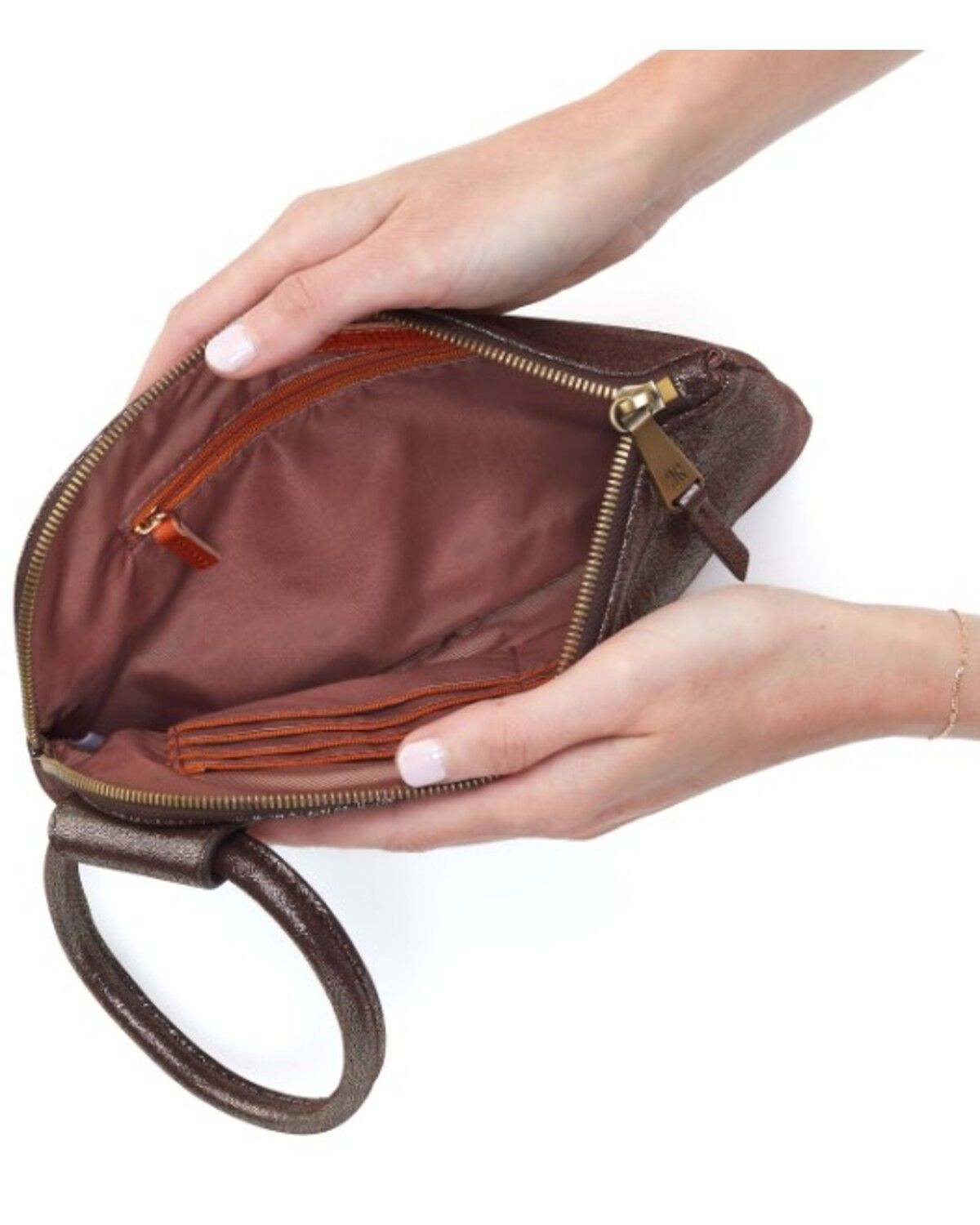 Image #3 - Hobo Women's Sable Wristlet, Coffee, hi-res