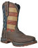 Image #1 - Hoss Men's We The People Waterproof Work Boots - Composite Toe, Brown, hi-res