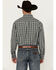 Image #4 - George Strait By Wrangler Men's Plaid Print Long Sleeve Button-Down Stretch Western Shirt, Black, hi-res