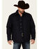 Image #1 - Outback Trading Co Men's Solid Harrison Snap-Front Jacket, Navy, hi-res