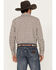 Image #4 - Gibson Men's Railroad Medallion Print Long Sleeve Pearl Snap Western Shirt, Ivory, hi-res