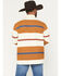 Image #4 - Kimes Ranch Men's Bulldog Rugby Striped Long Sleeve Polo Shirt, Brown, hi-res