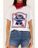 Image #3 - Hooey Women's Boot Barn Exclusive Pabst Logo Short Sleeve Graphic Tee, White, hi-res