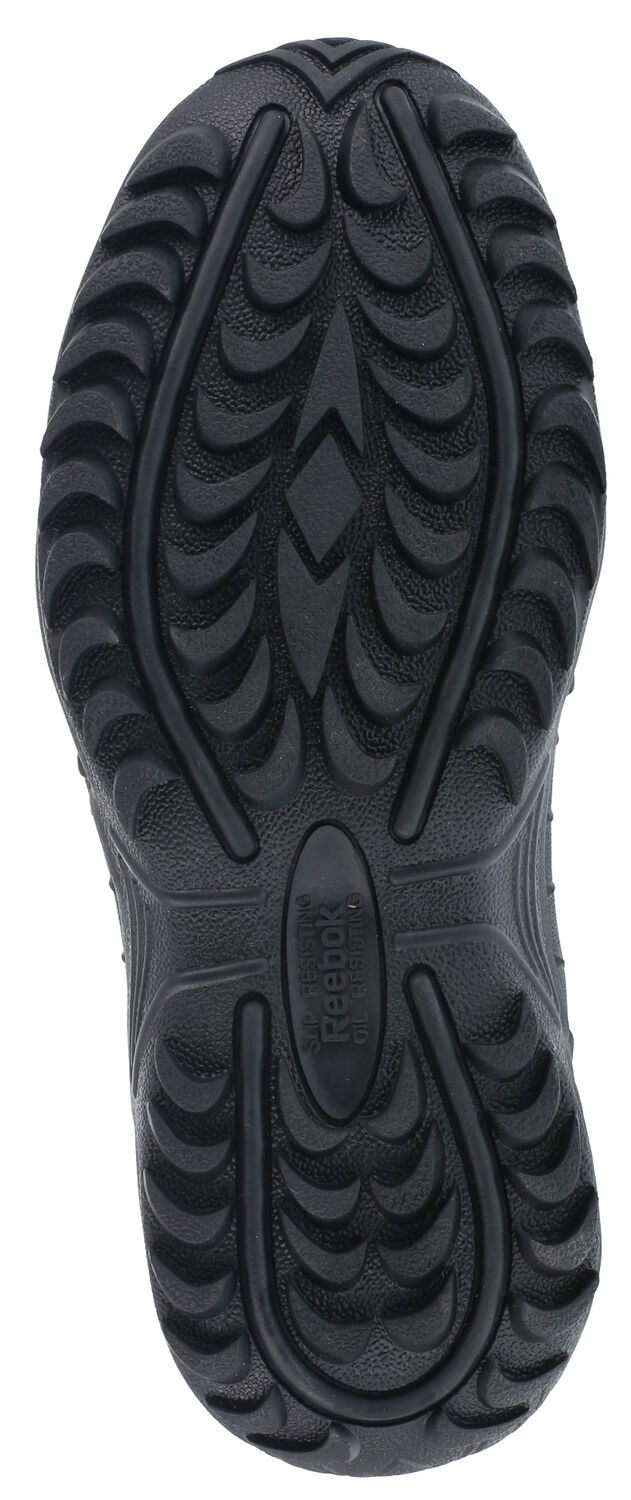 Image #5 - Reebok Men's Stealth 8" Lace-Up Black Side-Zip Work Boots - Soft Toe, Black, hi-res