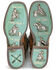 Image #2 - Tin Haul Women's Wild Rags Western Boots - Broad Square Toe, Tan, hi-res