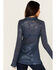 Image #4 - Free People Women's Sequins Shirtee Top, Navy, hi-res