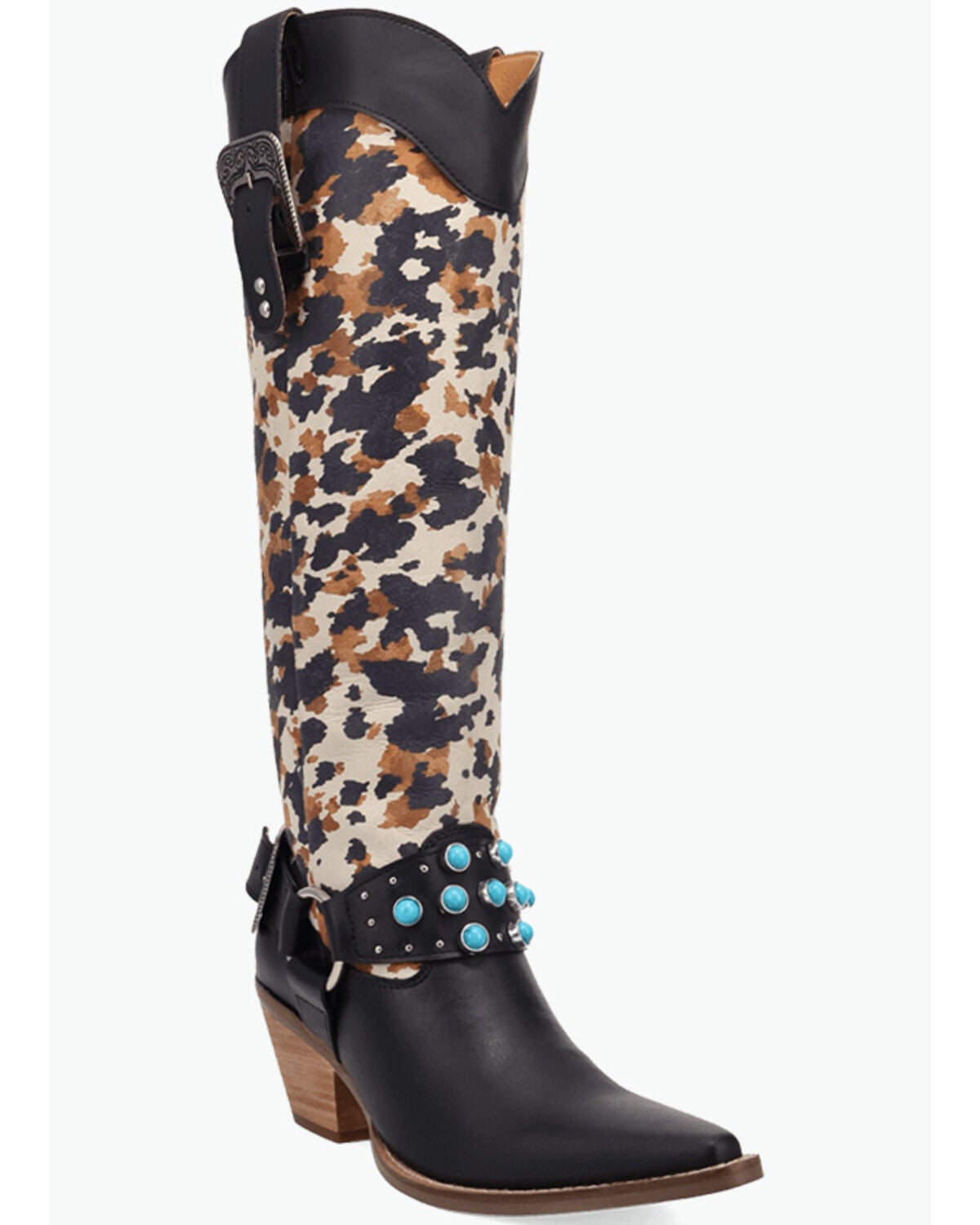 Dingo Women's City Slicker Tall Western Boots - Snip Toe, Black, hi-res