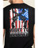 Cody James Men's Right To Defend Graphic Short Sleeve T-Shirt , Black, hi-res