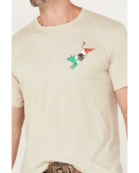Image #3 - Cowboy Hardware Men's Mexican Bull Short Sleeve Graphic T-Shirt, Sand, hi-res