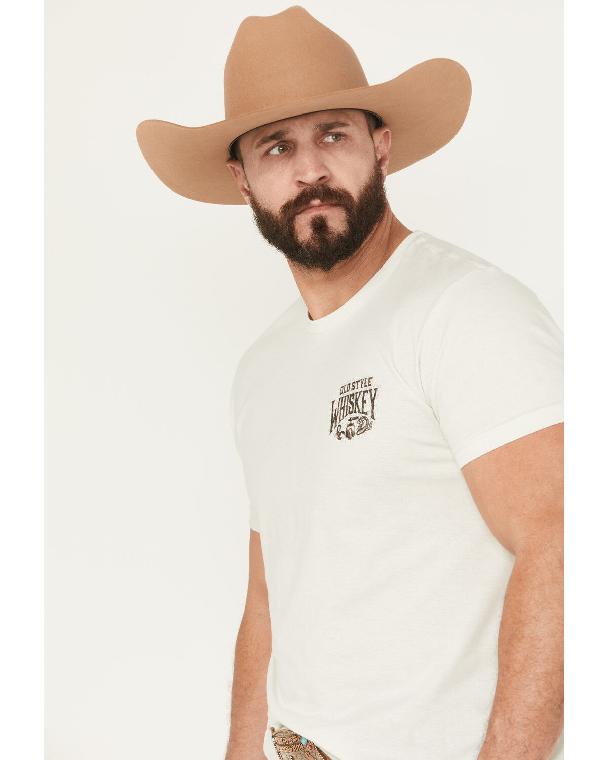 Image #3 - Cody James Men's Whiskey Barrel Short Sleeve Graphic T-Shirt, Tan, hi-res