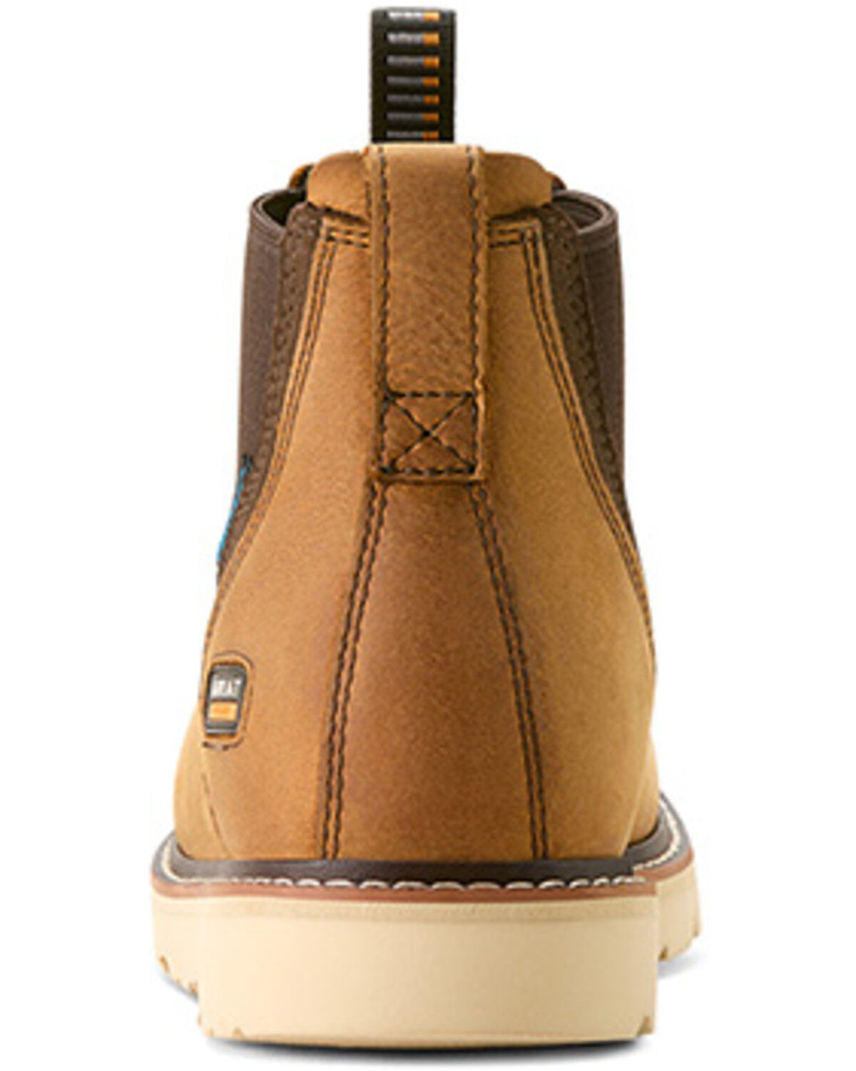 Image #3 - Ariat Women's 5.5" Rebar Wedge Chelsea Waterproof Work Boots - Soft Toe, Brown, hi-res