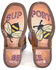 Image #2 - Tin Haul Girls' Flowerlicious Western Boots - Broad Square Toe, Multi, hi-res