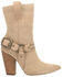 Image #2 - Dingo Women's Dancing Queen Harness Fashion Booties - Pointed Toe, Tan, hi-res