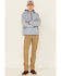 Image #2 - ATG by Wrangler Women's All-Terrain Anorak Windbreaker, Blue, hi-res