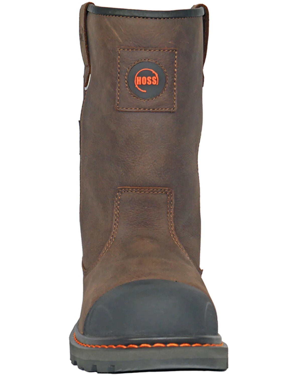 Image #4 - Hoss Men's 10" Cartwright Waterproof Work Boots - Soft Toe, Brown, hi-res