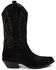 Image #2 - Matisse Women's Gaucho Suede Western Boots - Snip Toe, Black, hi-res