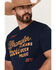Image #2 - Wrangler X Coors Banquet Men's Logo Short Sleeve Graphic T-Shirt, Navy, hi-res