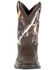 Rocky Boys' Ride FLX Waterproof Western Work Boots - Soft Toe, Brown, hi-res