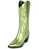 Image #1 - Jeffrey Campbell Women's Dagget Metallic Western Boots - Snip Toe, Green, hi-res