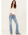 Image #1 - Idyllwind Women's Atwood Light Wash Rebel Mid Rise Stretch Bootcut Jeans, Light Wash, hi-res