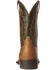 Image #5 - Ariat Men's Sport Riggin Western Performance Boots - Broad Square Toe, Brown, hi-res