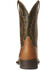 Image #5 - Ariat Men's Sport Riggin Western Performance Boots - Broad Square Toe, Brown, hi-res