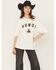 Image #2 - Z Supply x Diamond Cross Ranch Women's Howdy Not My First Rodeo Short Sleeve Graphic Tee, White, hi-res