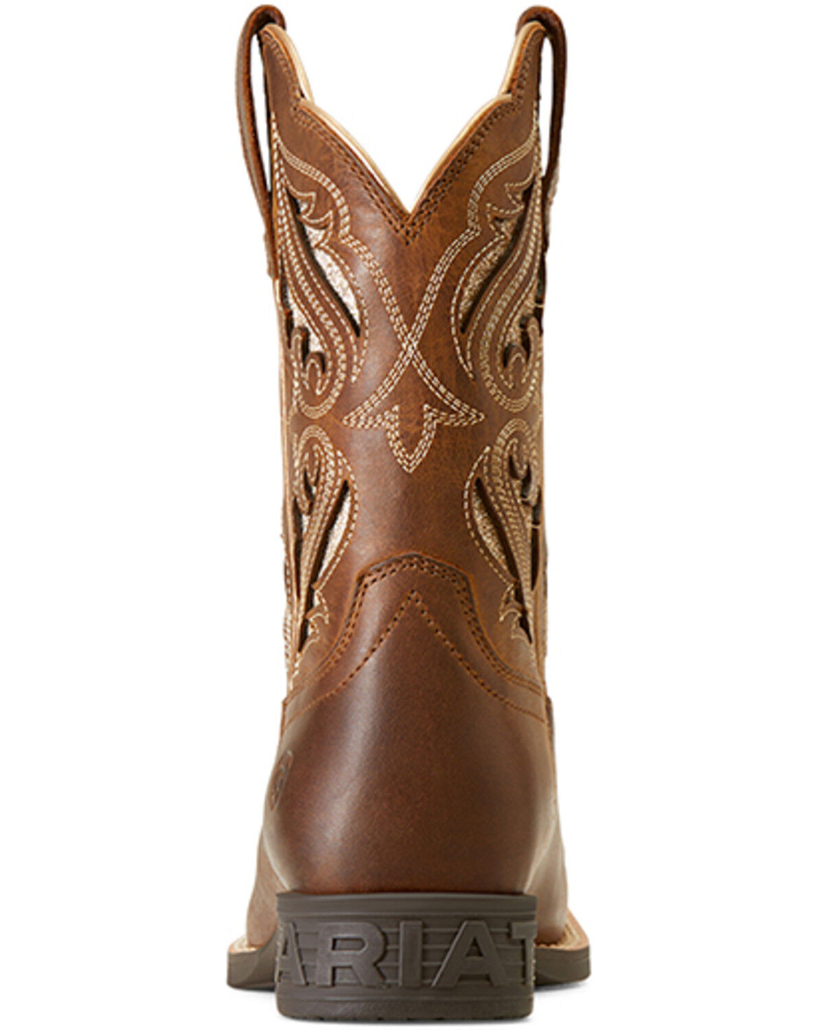 Image #3 - Ariat Girls' Round Up Bliss Western Boots - Broad Square Toe, Brown, hi-res