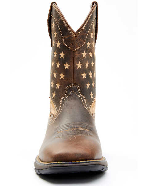 Image #3 - Cody James Men's Star Lite Performance Western Boots - Broad Square Toe, Brown, hi-res