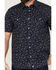 Image #3 - Moonshine Spirit Men's On Tour Floral Paisley Print Short Sleeve Snap Western Shirt, Blue, hi-res