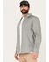 Image #2 - Brothers and Sons Men's Newkirk Plaid Print Long Sleeve Button-Down Western Performance Shirt, White, hi-res