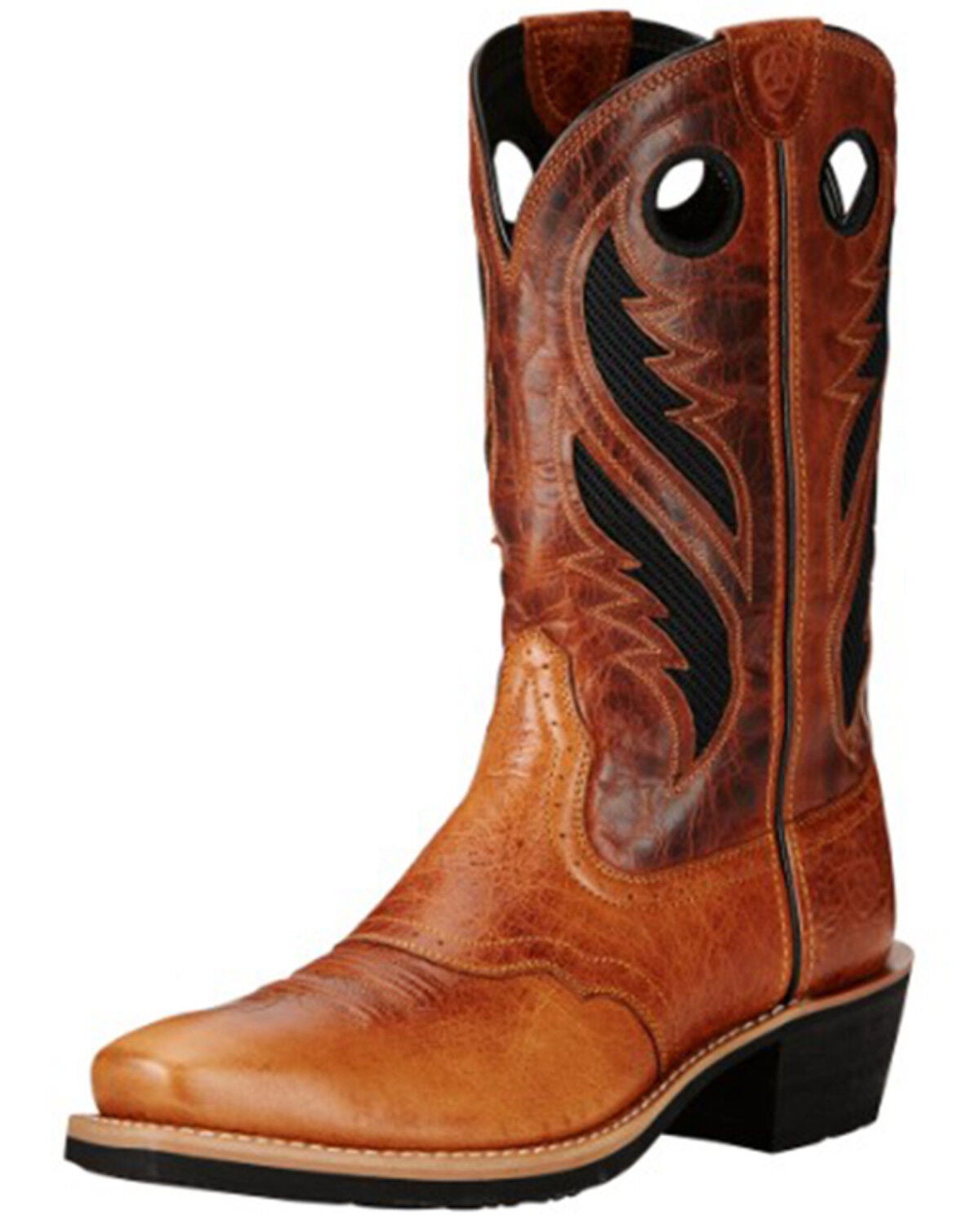 Image #1 - Ariat Men's VentTEK Heritage Roughstock Performance Boots - Square Toe, , hi-res