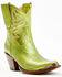 Image #1 - Idyllwind Women's Envy Metallic Fashion Leather Western Booties - Round Toe, Green, hi-res